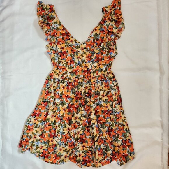 NWT CupShe Floral Mini Dress Size Medium - Picture 11 of 16
